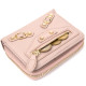 Кожаный симпатичный женский кошелек Guxilai 183943 Светло-розовый