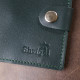Портмоне кожаное Shvigel 184413 Зеленый (184413) - формат названия товара.