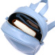Кожаный женский рюкзак из натуральной кожи Shvigel 184463 Голубой