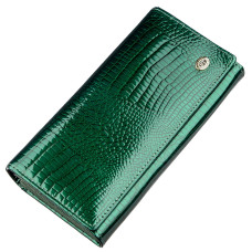 Современный женский кошелек ST Leather 182373 Зеленый