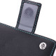Вертикальный небольшой женский кошелек из натуральной кожи ST Leather 186413 Черный