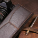 Бумажник мужской в гладкой коже Vintage 183153 Коричневый