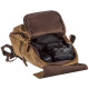 Компактный женский текстильный рюкзак Vintage 183203 Коричневый