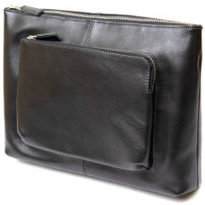 Кожаная мужская сумка для ноутбука GRANDE PELLE 184053 Черный