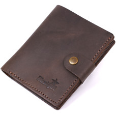 Мужской бумажник кожаный Shvigel 184323 коричневый (184323)