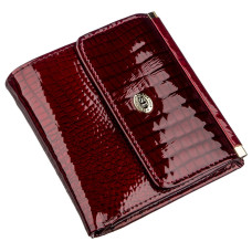 Стильный женский кошелек на кнопке ST Leather 182383 Бордовый