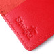 Кожаная обложка на паспорт с картой и рамкой SHVIGEL 183273 Красная
