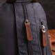 Интересный рюкзак из полиэстера с большим количеством карманов Vintage 186133 Черный