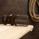 Практичный кожаный мужской ремень Vintage 184163 Коричневый