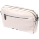 Маленькая повседневная сумка для женщин из натуральной кожи Vintage 186293 Белая
