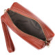 Оригинальная женская сумка с двумя ремнями из натуральной кожи Vintage 186243 Коричневый