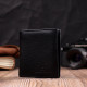 Женский кошелек в классическом черном цвете из натуральной кожи ST Leather 186443 Черный