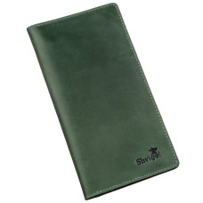 Бумажник унисекс вертикальный Crazy horse SHVIGEL 183033 Зеленый