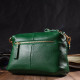 Молодежная сумка через плечо из натуральной кожи 185943 Vintage Зеленая