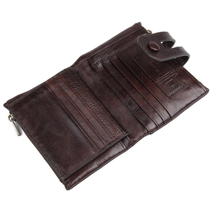 Кошелек Vintage 181503 кожаный, коричневый (181503)
