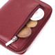 Женский кошелек среднего размера из натуральной кожи ST Leather 186623 Бордовый