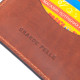Практичная обложка на автодокументы в винтажной коже Украина GRANDE PELLE 184993 Светло-коричневая