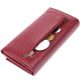 Практичный вертикальный кошелек из натуральной кожи ST Leather 23085 Бордовый