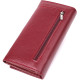 Практичный вертикальный кошелек из натуральной кожи ST Leather 23085 Бордовый