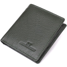Женский кошелек на магните из натуральной кожи ST Leather 23093 Зеленый