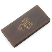 Бумажник мужской Vintage 180724 в винтажном стиле Коричневый