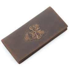 Бумажник мужской Vintage 180724 в винтажном стиле Коричневый