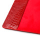 Яркая обложка на паспорт из фактурной кожи KARYA 184674 Красный