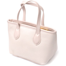 Компактная женская сумка из натуральной кожи Vintage 186254 Белый