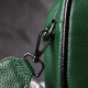 Сумка через плечо на одно отделение из натуральной кожи Vintage 186354 Зеленая