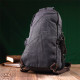 Удобный текстильный рюкзак в стиле милитари Vintagе 186164 Черный