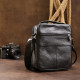 Кожаная мужская сумка Vintage 184244 Черный