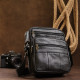 Кожаная мужская сумка Vintage 184244 Черный