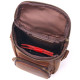 Компактная мужская сумка из натуральной винтажной кожи 185234 Vintage Коричневая