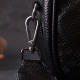 Кожаная женская сумка полукруглого формата на плечо Vintage 186364 Черная