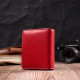 Женский вертикальный компактный кошелек из натуральной кожи ST Leather 186414 Красный