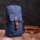 Интересная плечевая сумка для мужчин из плотного текстиля Vintage 186174 Синий