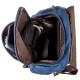 Компактный женский текстильный рюкзак Vintage 183204 Синий