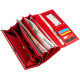 Яркий кошелек для женщин с визитницей ST Leather 182354 Красный