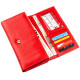 Яркий кошелек для женщин с визитницей ST Leather 182354 Красный