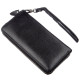 Шкіряний жіночий клатч на блискавки ST Leather 182404 Чорний