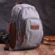 Современный рюкзак из полиэстера с большим количеством карманов Vintage 186134 Серый
