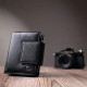 Вертикальний гаманець для жінок із натуральної шкіри ST Leather 22703 Чорний