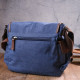 Интересная горизонтальная мужская сумка из текстиля 185204 Vintage Синяя