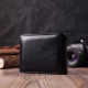Зручне чоловіче портмоне з натуральної шкіри ST Leather 186554 Чорний
