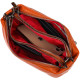 Замечательная сумка на три отделения из натуральной кожи 185984 Vintage Рыжая
