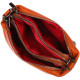 Замечательная сумка на три отделения из натуральной кожи 185984 Vintage Рыжая