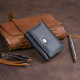 Маленьке портмоне зі шкіри унісекс ST Leather 183594 Чорне