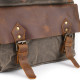 Туристичний рюкзак canvas Vintage 183134 Болотний
