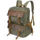Туристичний рюкзак canvas Vintage 183134 Болотний