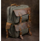 Туристический рюкзак canvas Vintage 183134 Болотный
